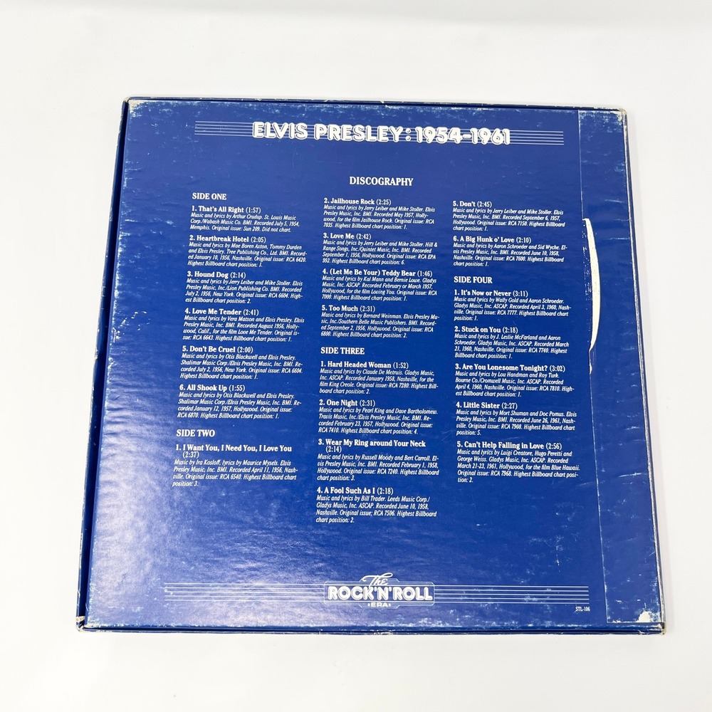 Elvis Presley 1954-1961 Time Life Music The Rock N Roll Era 2LP Vinyl 1986 6 - Picture 2 of 14
